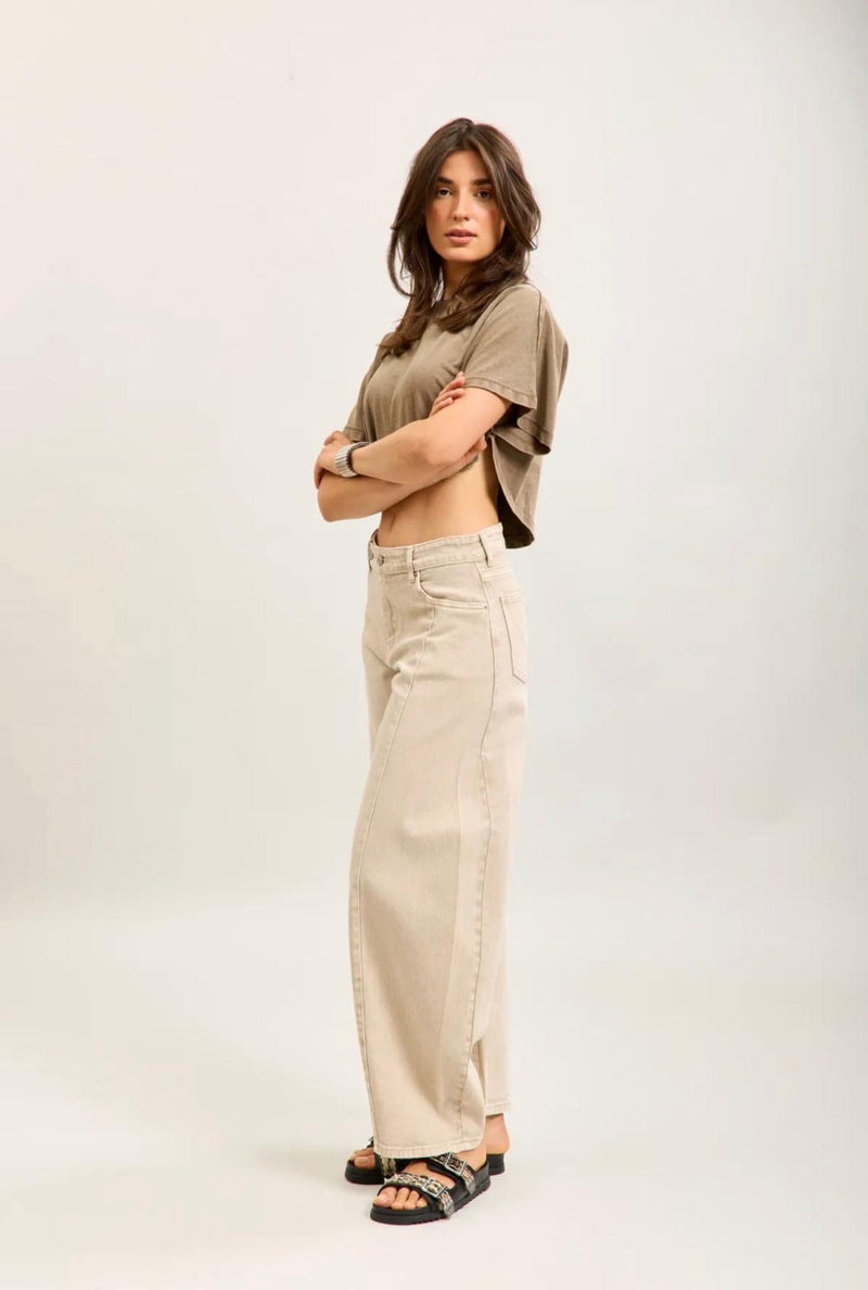 Toxik3 Barrel Jeans | Beige L21574-2