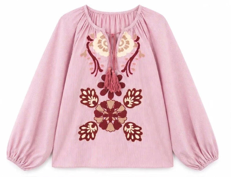 JS Millennium Marnie Blouse | Wine 3892
