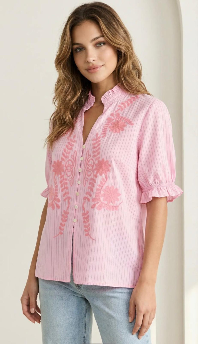 JS Millennium Ottilie Blouse | Pink 5119