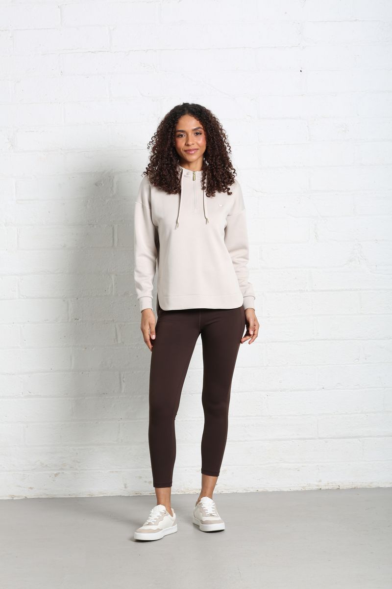 Rant & Rave Rumi Relaxed Hoodie | Stone RLLX-243