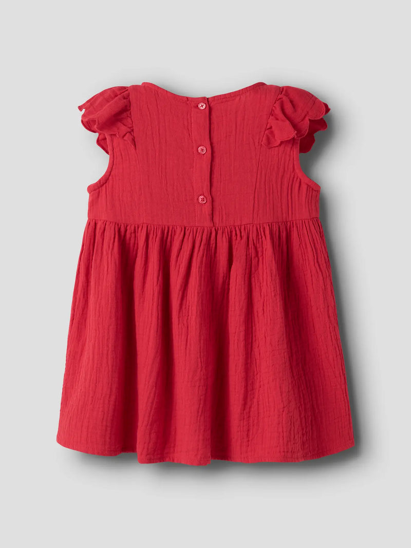 Name It Julita Mini Cap Sleeve Dress | Red