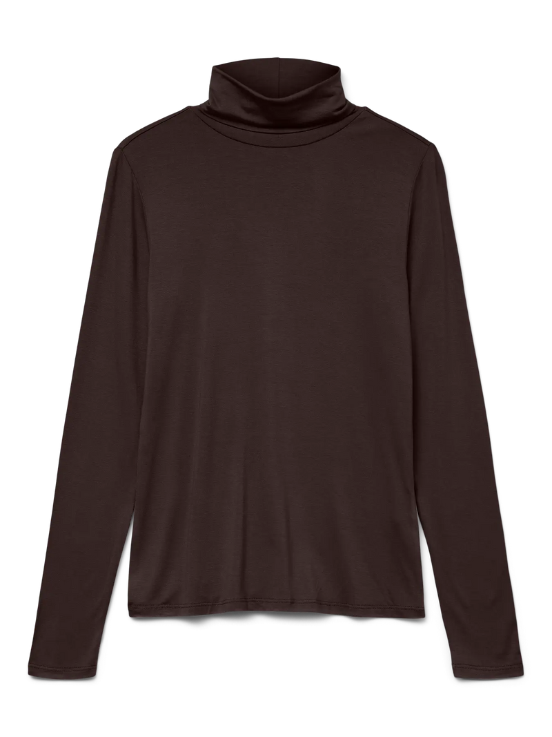 Vero Moda Rollneck Top | Chocolate