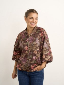 Kyla Harper Bomber Jacket | Floral Print 22989