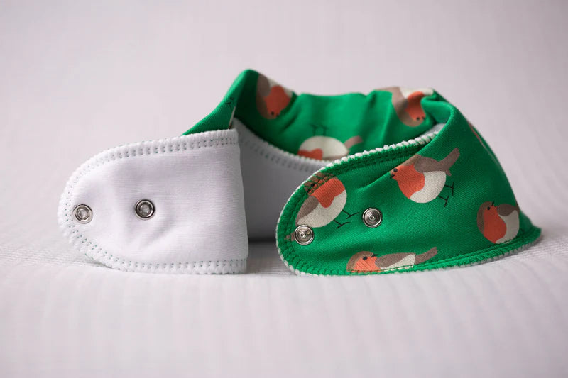Babyboo Ruby Robin Bandana Bib | Green
