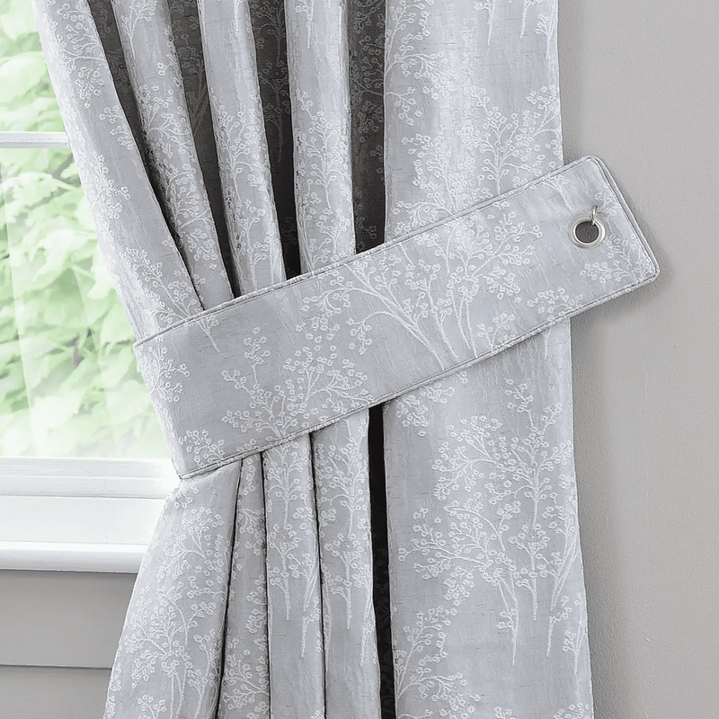 Adrianna Eyelet Curtains Seafoam