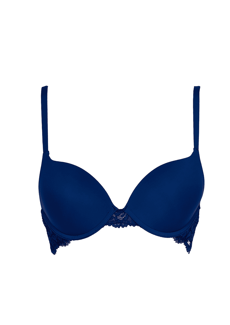 After Eden Same Lace Two Way Boost Bra |Dark Blue 7001.074