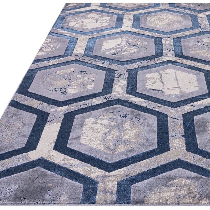 Asiatic Aurora Rug | Hexagon
