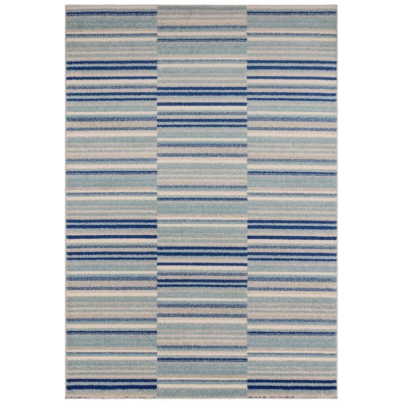Asiatic Muse Stripe Rug | Blue Stripe MU05