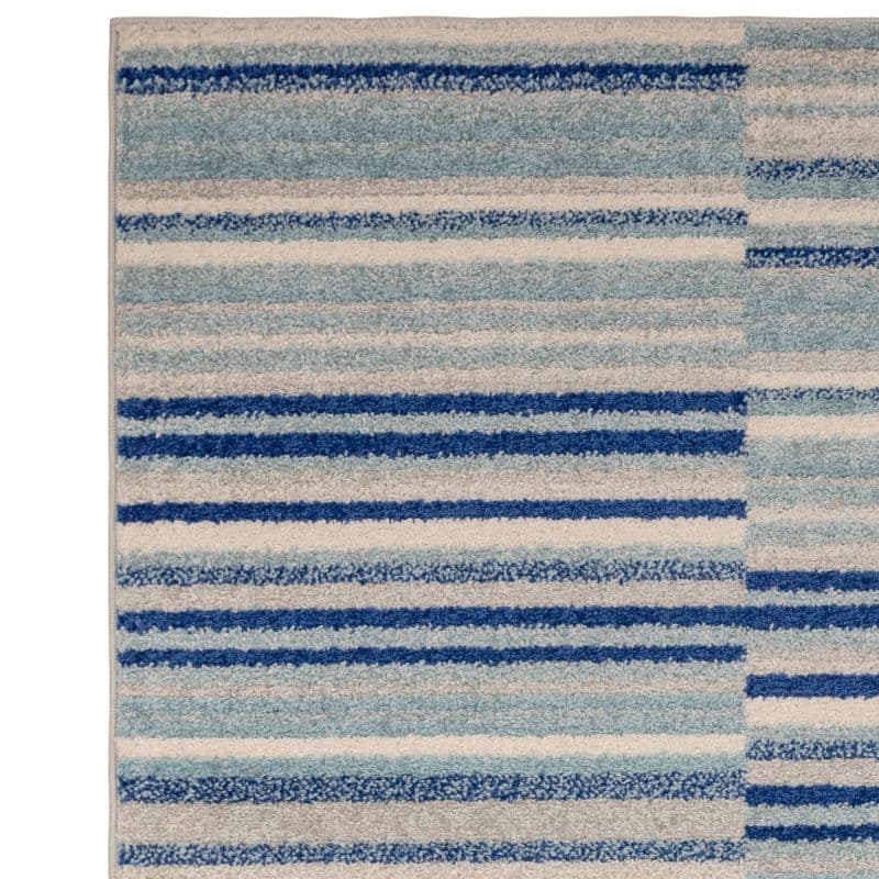 Asiatic Muse Stripe Rug | Blue Stripe MU05