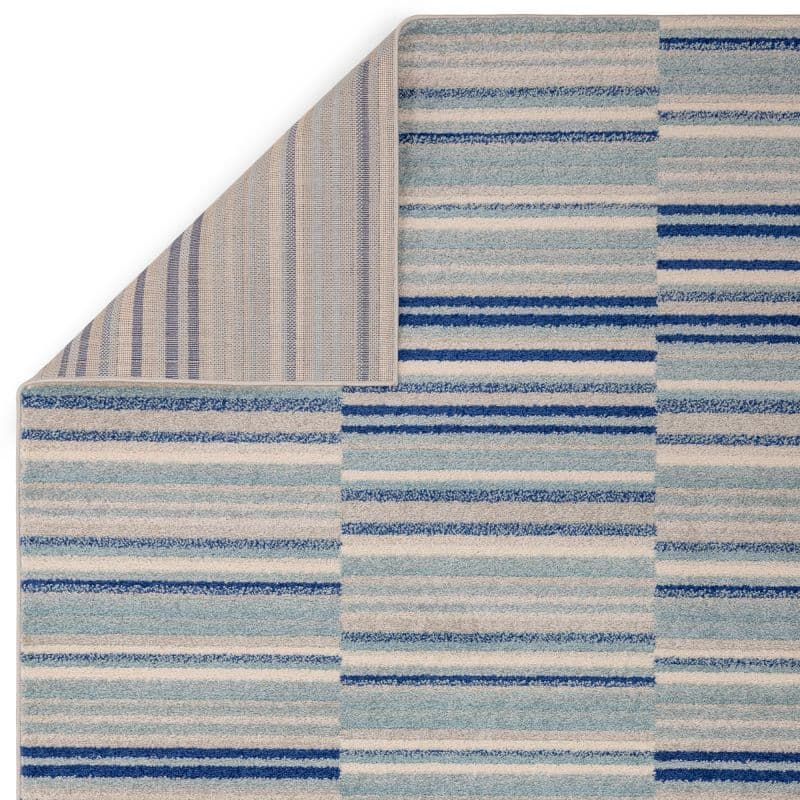 Asiatic Muse Stripe Rug | Blue Stripe MU05