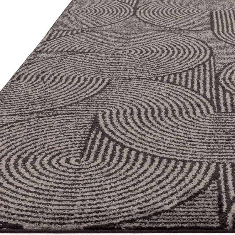 Asiatic Muse Swirl Rug | Charcoal MU01