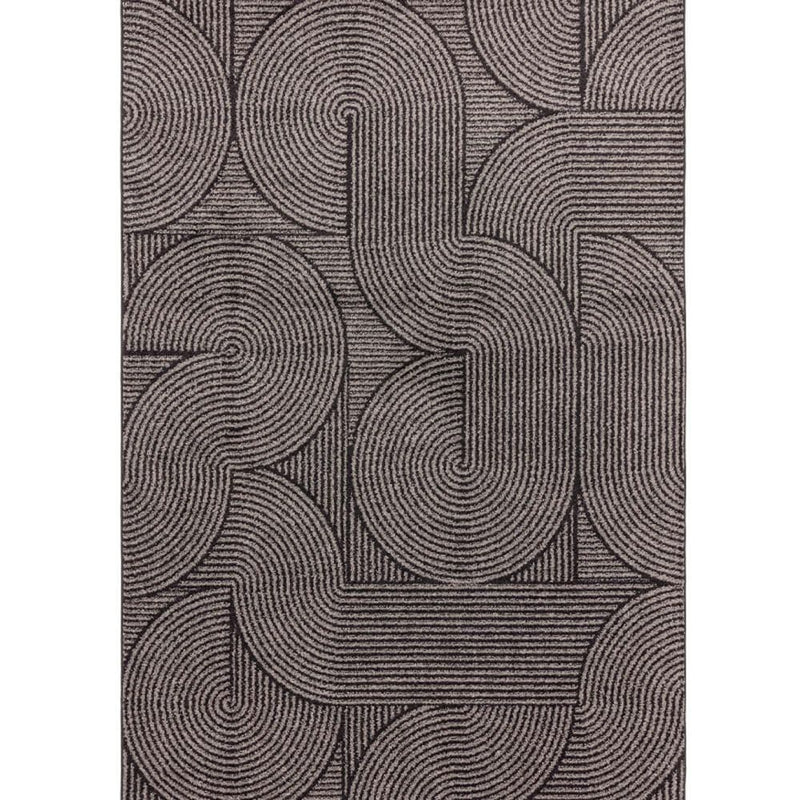 Asiatic Muse Swirl Rug | Charcoal MU01