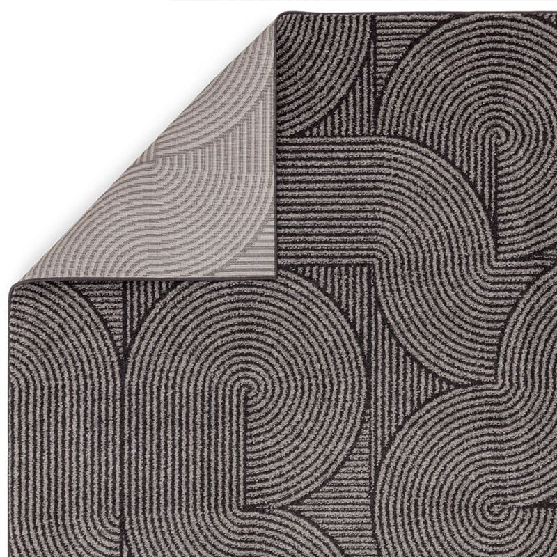 Asiatic Muse Swirl Rug | Charcoal MU01