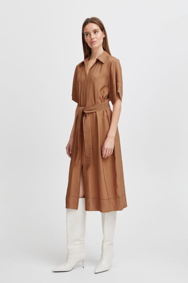 b.young Hanva_ Short Dress | Coconut 20813815