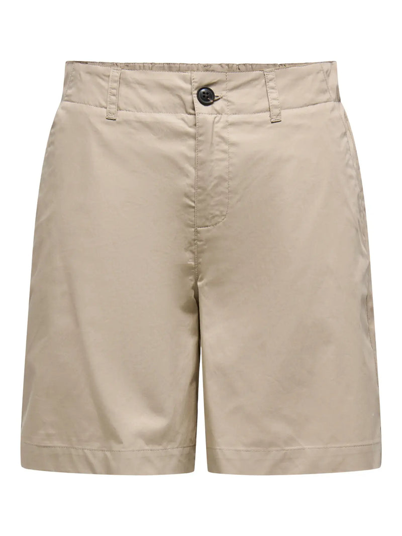 ONLY Zora MW Bermuda Shorts | Tan
