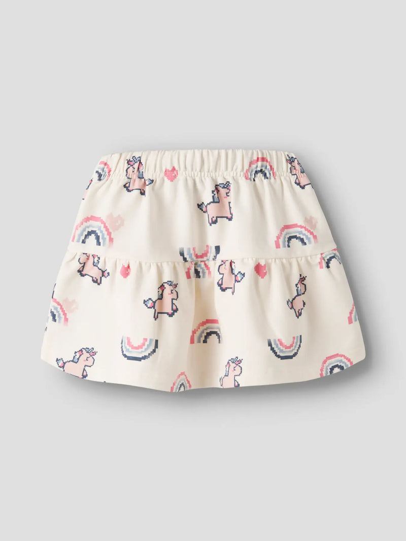 Name It Girls Lilith Mini Sweat Skirt | White