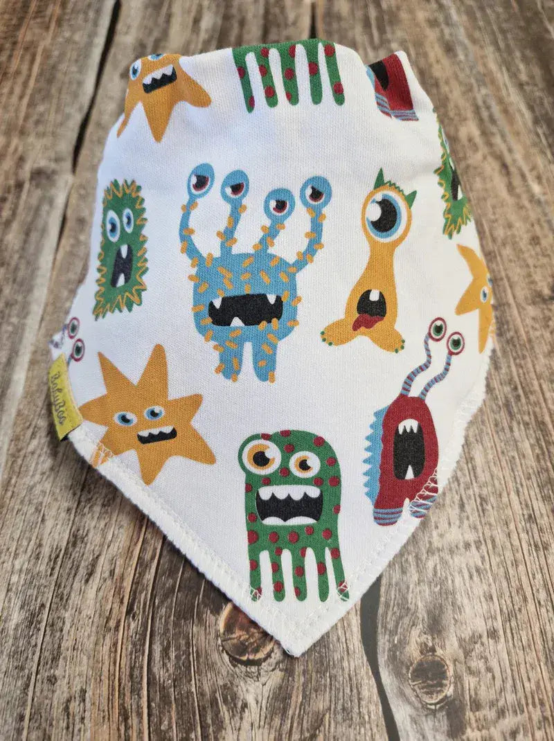 Baby Boo Cosmic Cuties DribbleBoo Bandana Bib | White