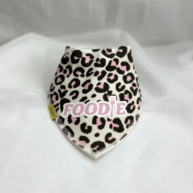 Baby Boo Foodie Organic  Bandana Bib| Pink