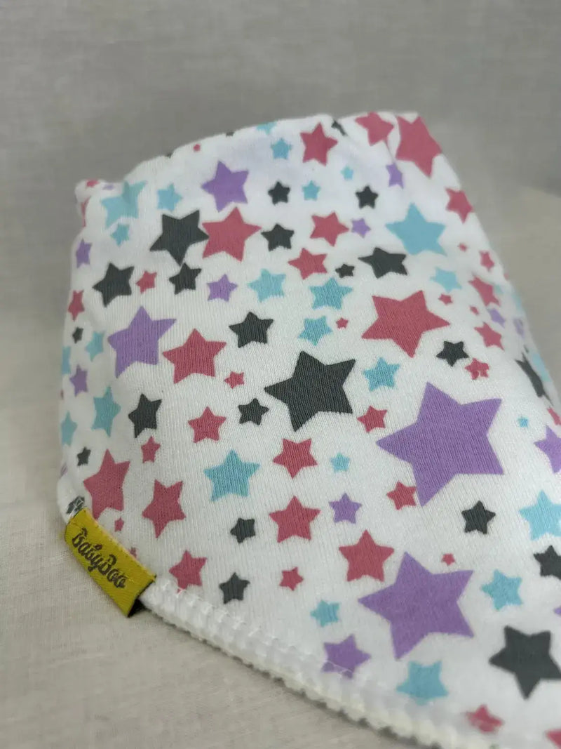 Baby Boo Superstars  Bandana Bib | Multi