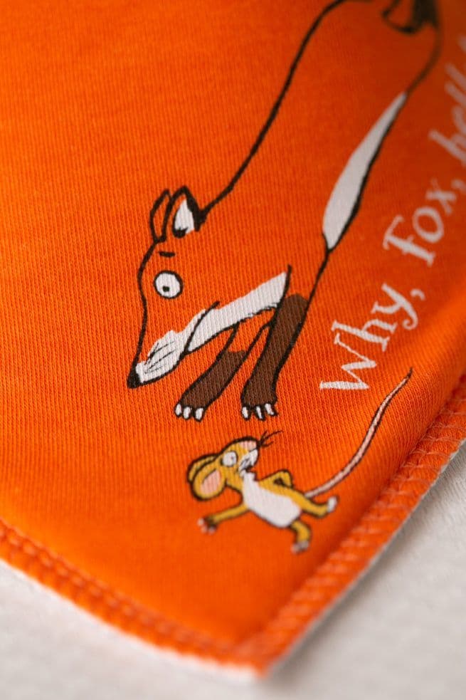 Baby Boo Why Fox Hello Organic  Bandana Bib