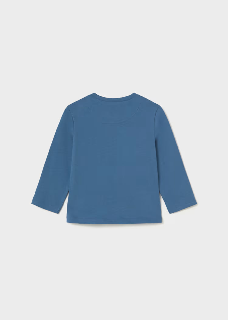 Mayoral Baby Boys' Racing Car Long Sleeve T-Shirt | Indigo 2008