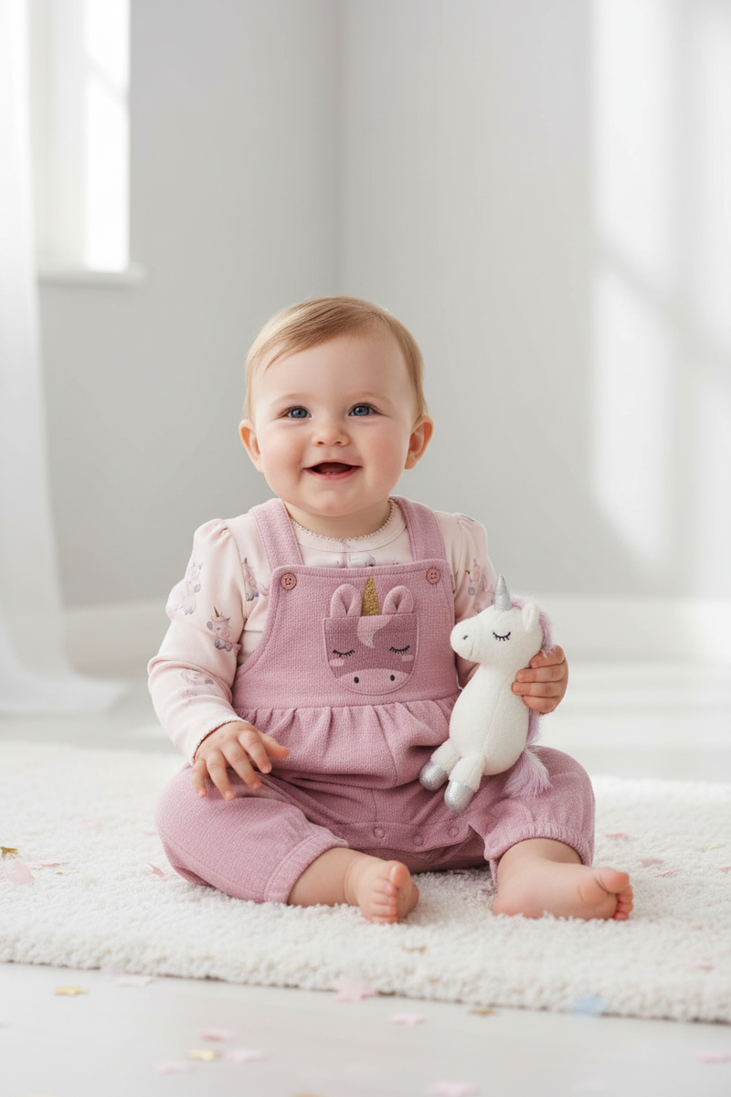 Name it Laurie & Leah NB Set | Dusty Pink