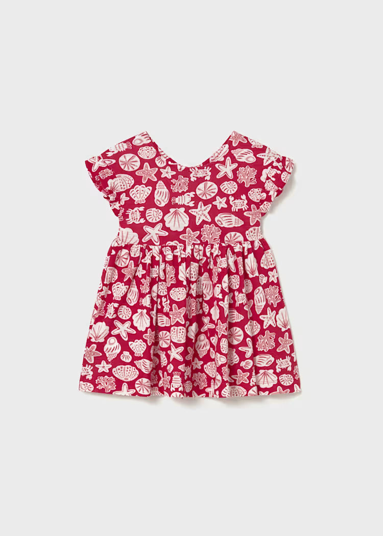 Mayoral Girls Knit Dress | Red 1925/SS26
