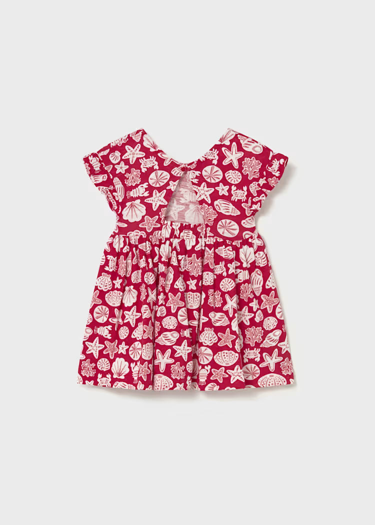 Mayoral Girls Knit Dress | Red 1925/SS26
