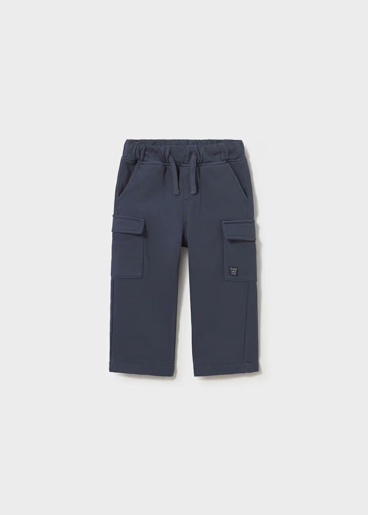 Mayoral Baby Knitted Cargo Trousers | Shadow 2544