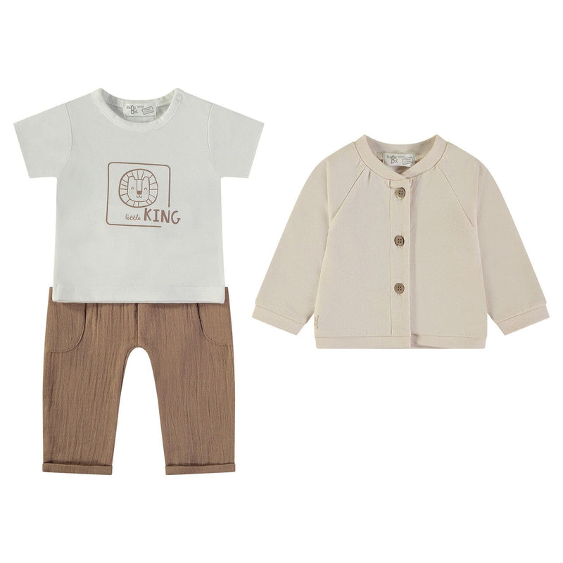 Babybol Boys 3 Pieces Set | Off White 160844