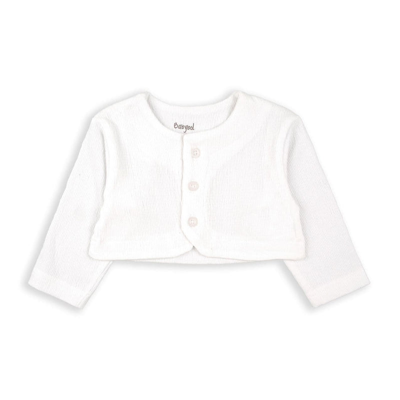 Babybol Girls Cardigan | White 150120 SS