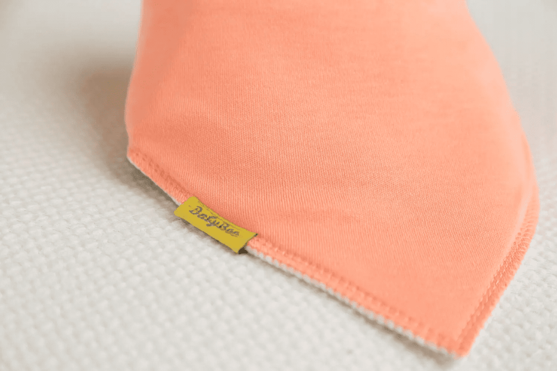 Babyboo Just Plain Organic Bandana  Bib| Coral
