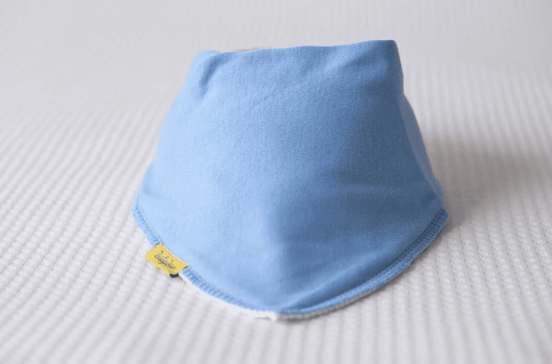 Babyboo Just Plain Organic Bandana  Bib| Sky Blue