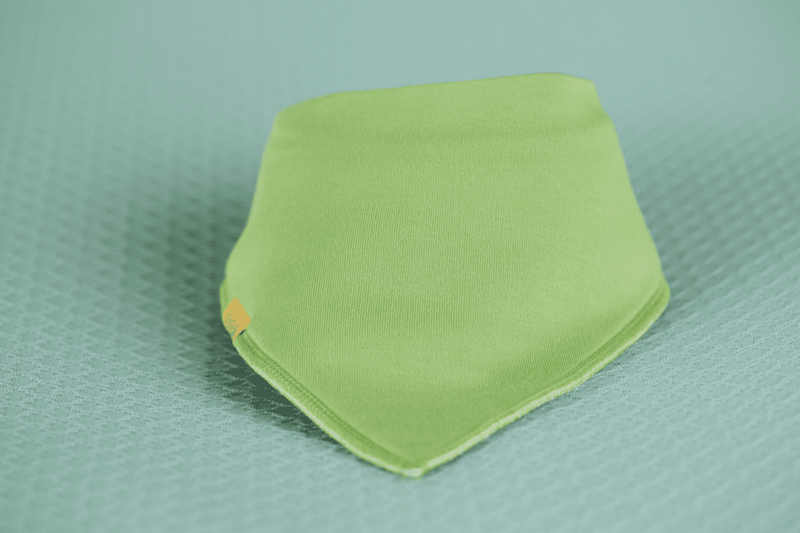 Babyboo  Lime Green Organic Bandana Bib