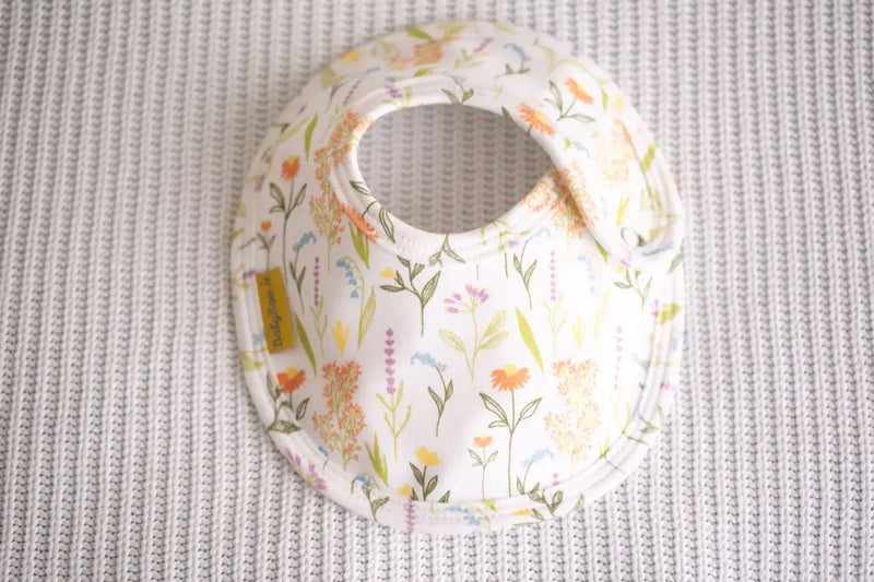 BabyBoo Wildflowers Little Boo  Bib  | Natural