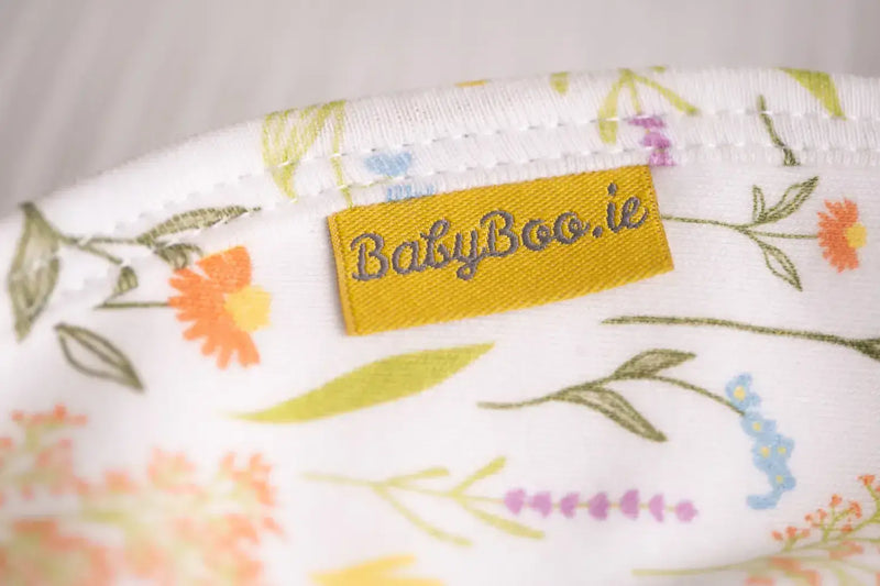 BabyBoo Wildflowers Little Boo  Bib  | Natural