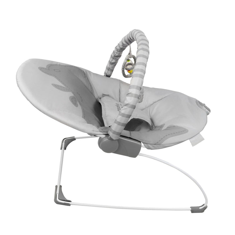 Babycare Asalvo Musical Baby Bouncer Hippo  |  Grey