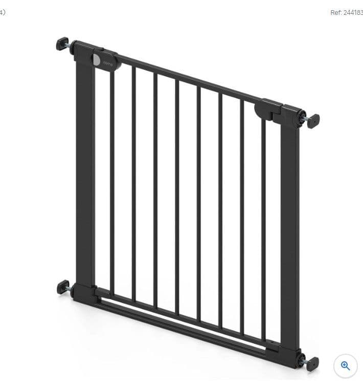 Babylo Noma Flat Step Stair Gate | Black