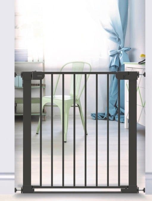 Babylo Noma Flat Step Stair Gate | Black