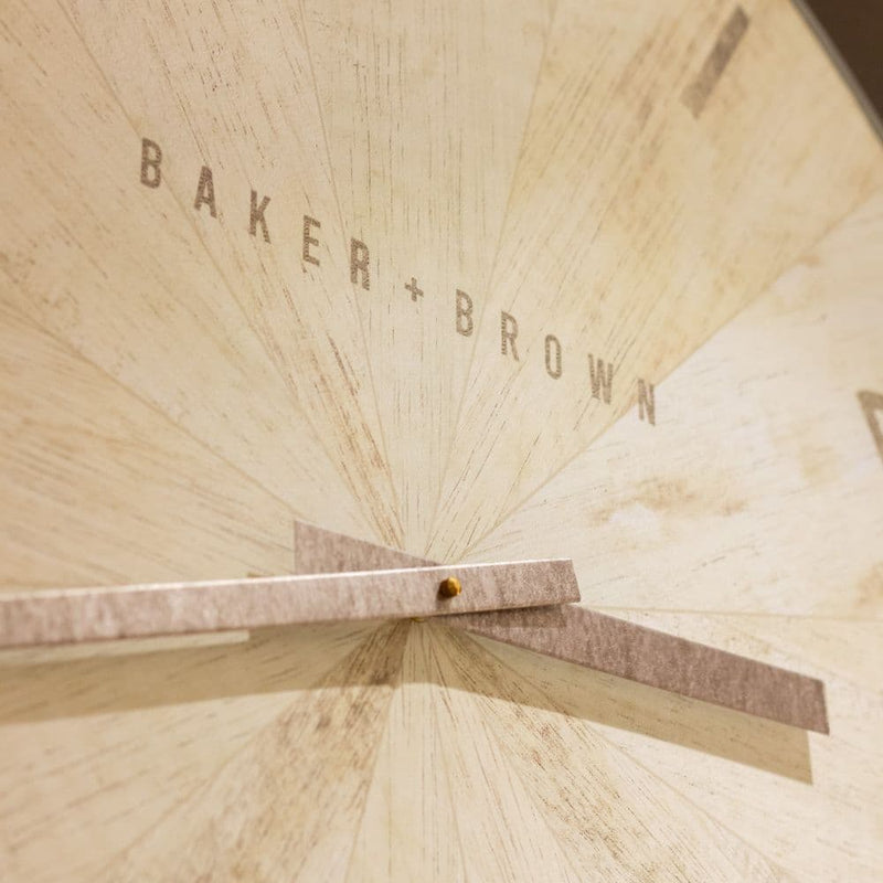 Baker And Brown  Clock 76 cm | White TL6647