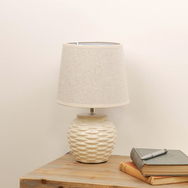 Basket Weave Table Lamp HE1359