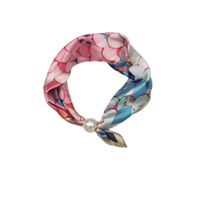 Best Angel Scarf with pearls & Magnetic Closure | Beige  BA4408-5