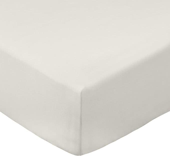 Bianca  200TC Percale Fitted Sheet | White