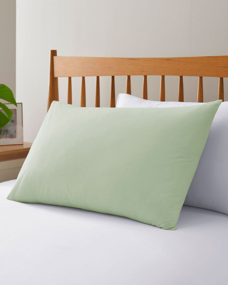 Bianca 200TC Percale Pillowcase | Sage