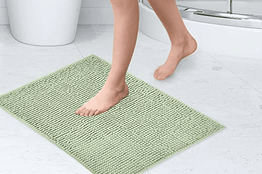 Catherine Lansfield CL Home Bobble Bathmat  | Sage