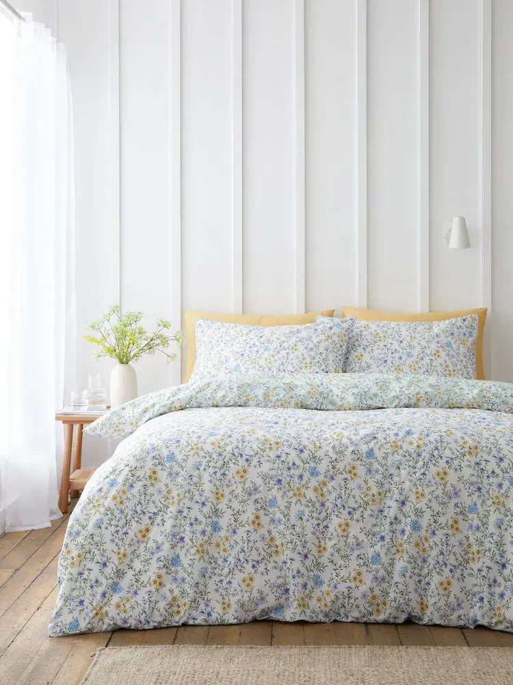 Bianca Disty Floral Quilt Set | Green