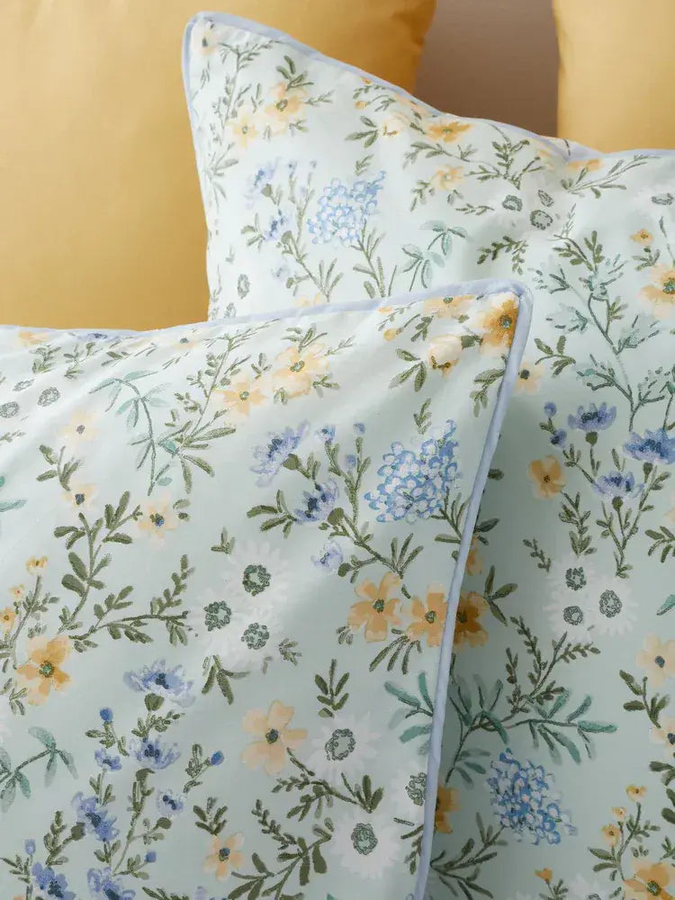Bianca Disty Floral Quilt Set | Green