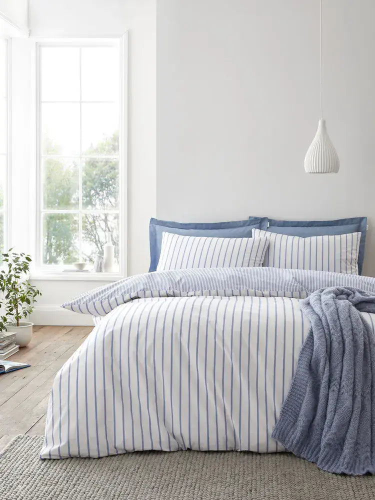 Bianca Hampton Stripe Quilt Set | Blue