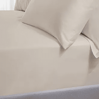 Bianca Helena 180TC Fitted Sheet  |  Cream