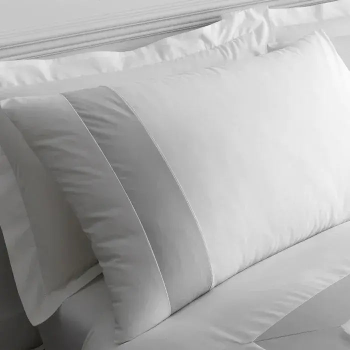 Bianca Tailored Quilt Set White Silver